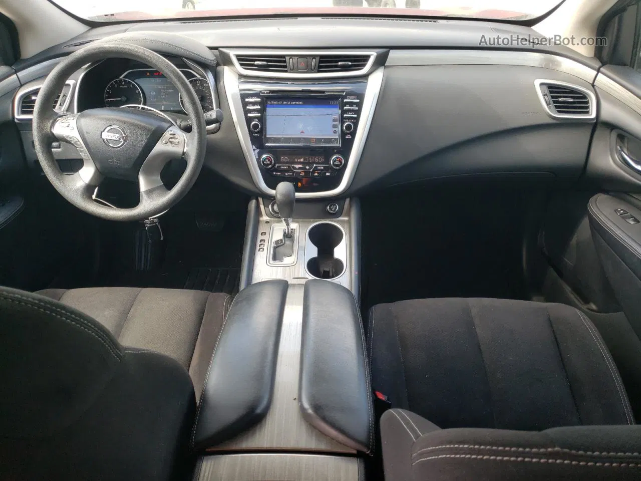 2017 Nissan Murano S Темно-бордовый vin: 5N1AZ2MG3HN162325