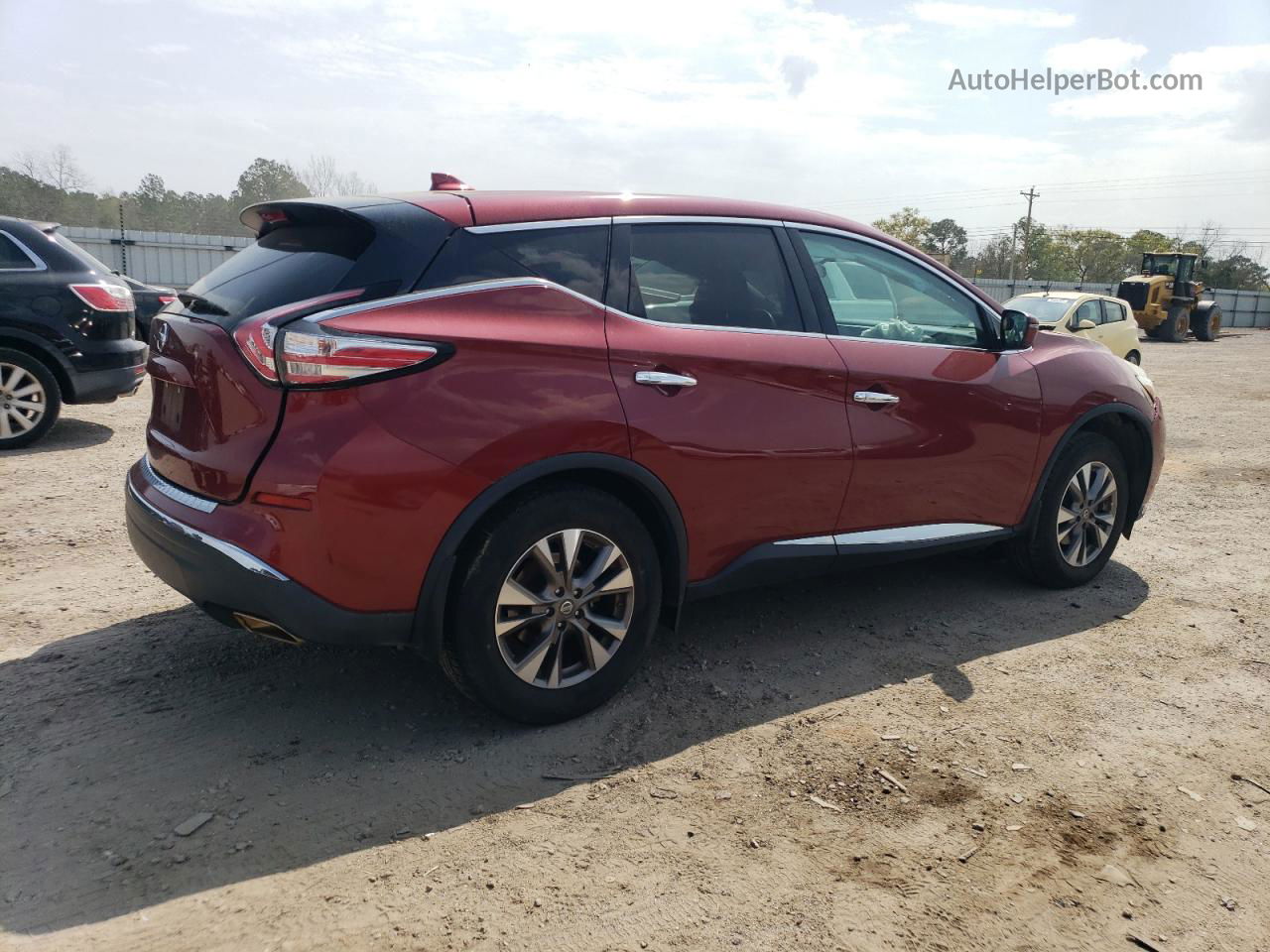 2017 Nissan Murano S Burgundy vin: 5N1AZ2MG3HN193784