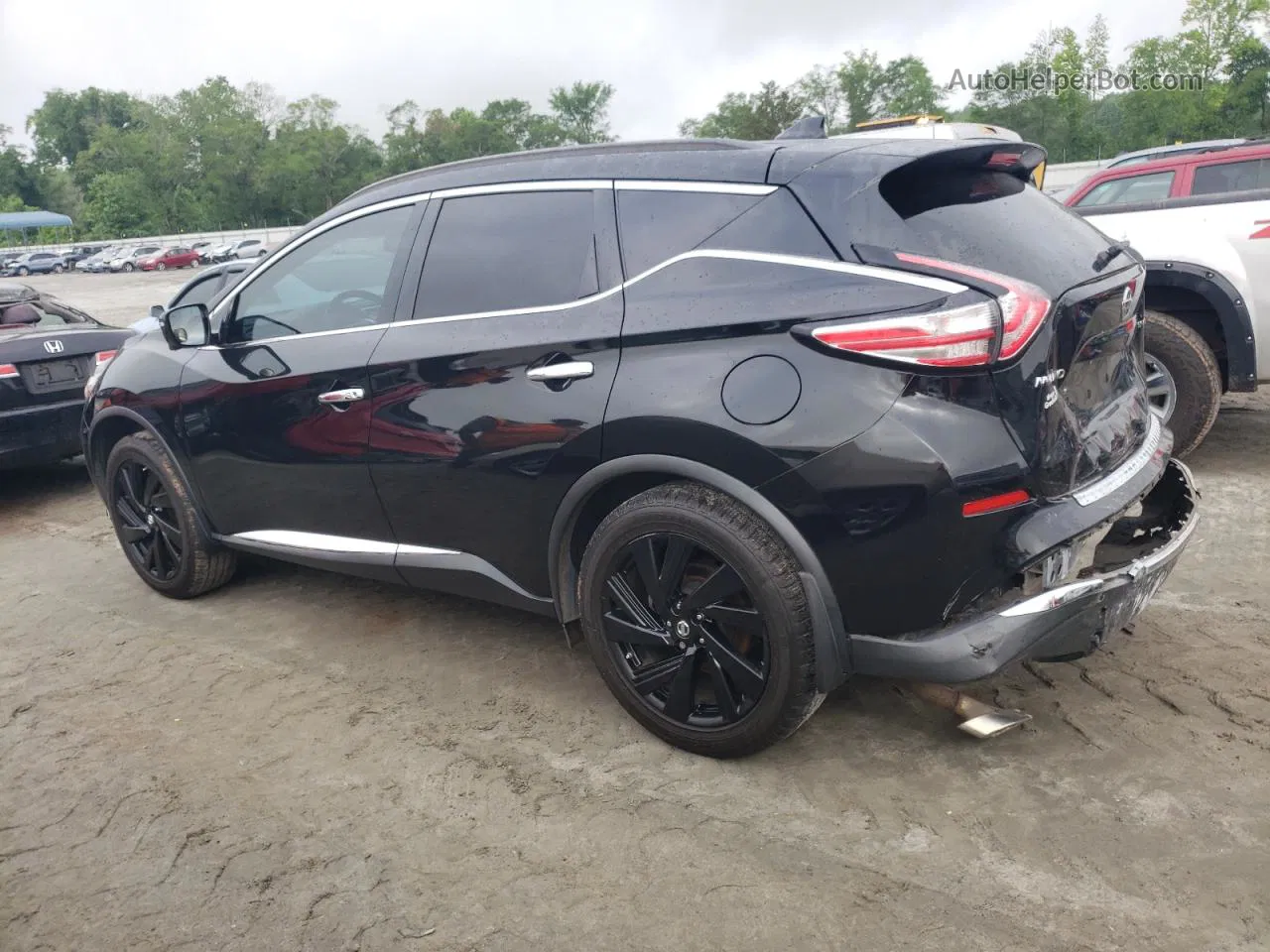 2017 Nissan Murano S Black vin: 5N1AZ2MG3HN194398