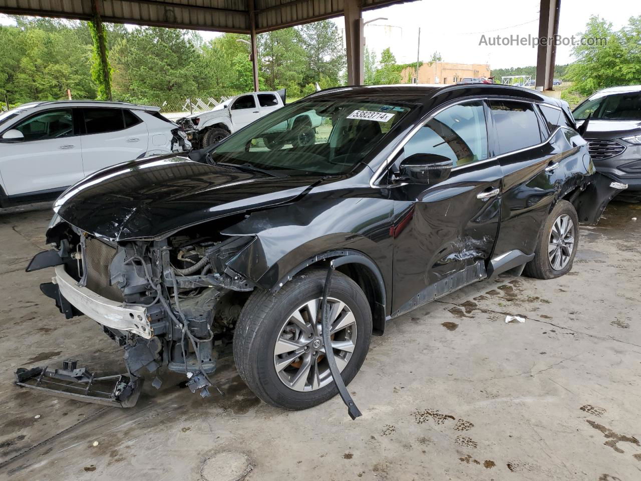 2017 Nissan Murano S Black vin: 5N1AZ2MG3HN196412