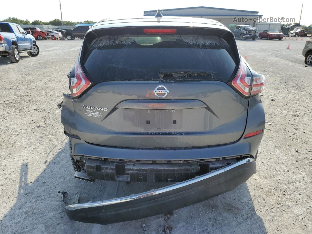 2017 Nissan Murano S Gray vin: 5N1AZ2MG3HN199231