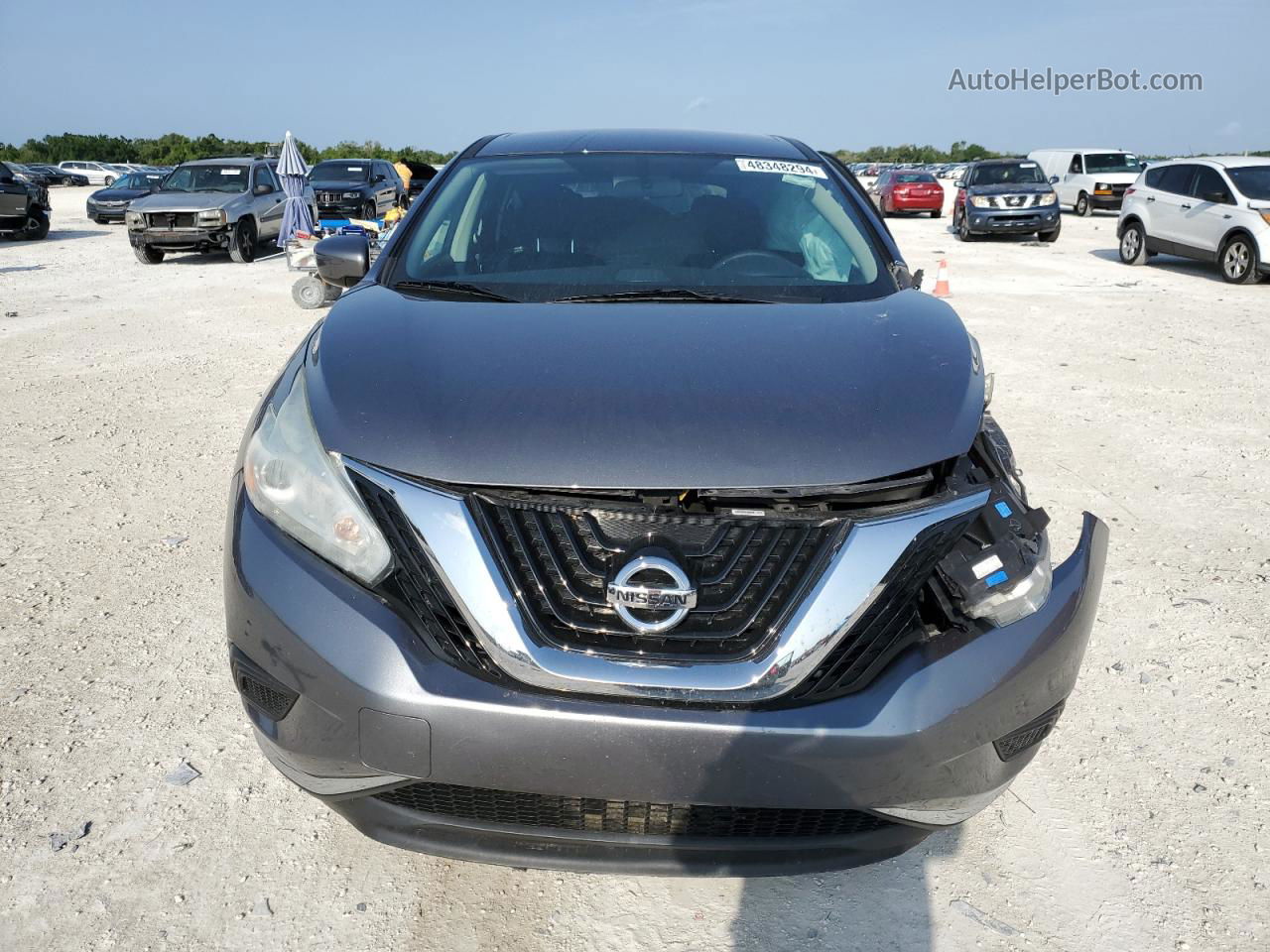 2017 Nissan Murano S Gray vin: 5N1AZ2MG3HN199231