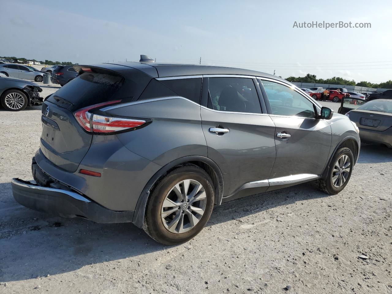 2017 Nissan Murano S Серый vin: 5N1AZ2MG3HN199231