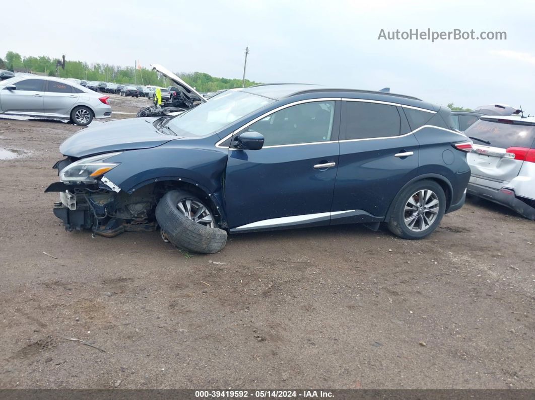 2018 Nissan Murano Sv Blue vin: 5N1AZ2MG3JN104043