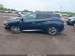 2018 Nissan Murano Sv Синий vin: 5N1AZ2MG3JN104043