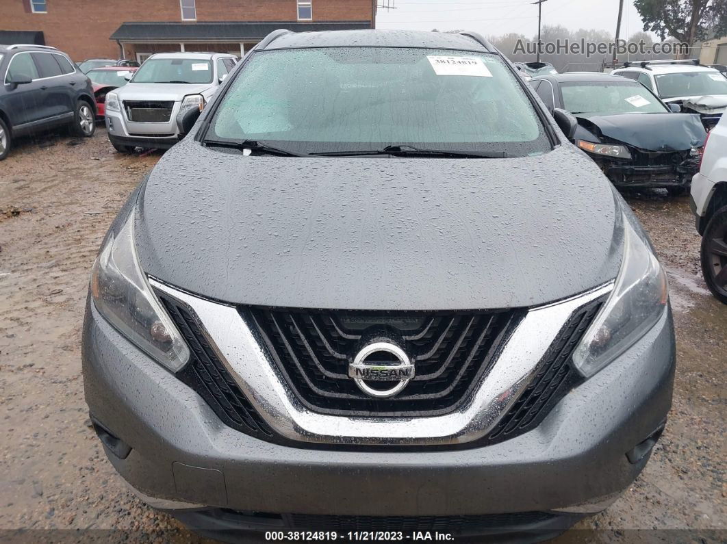 2018 Nissan Murano Sv Серый vin: 5N1AZ2MG3JN104348