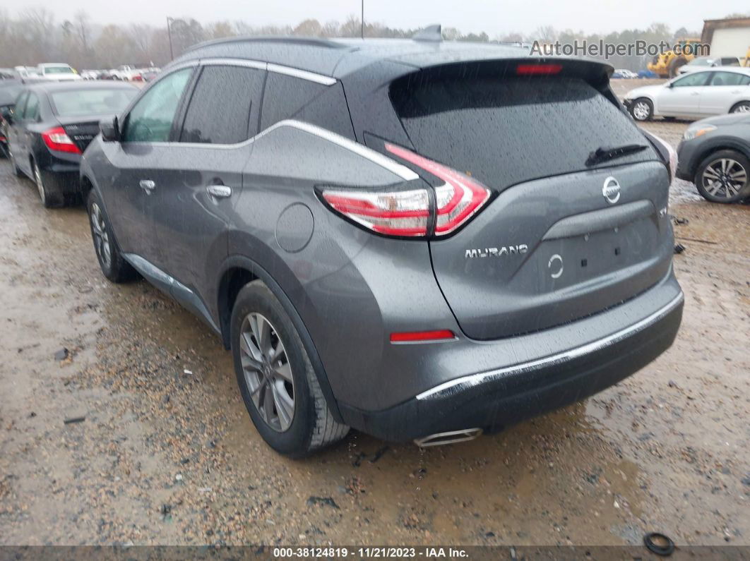 2018 Nissan Murano Sv Серый vin: 5N1AZ2MG3JN104348