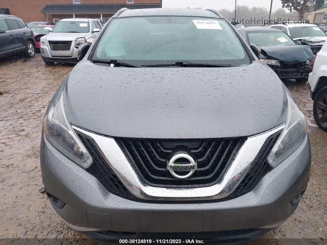 2018 Nissan Murano Sv Серый vin: 5N1AZ2MG3JN104348