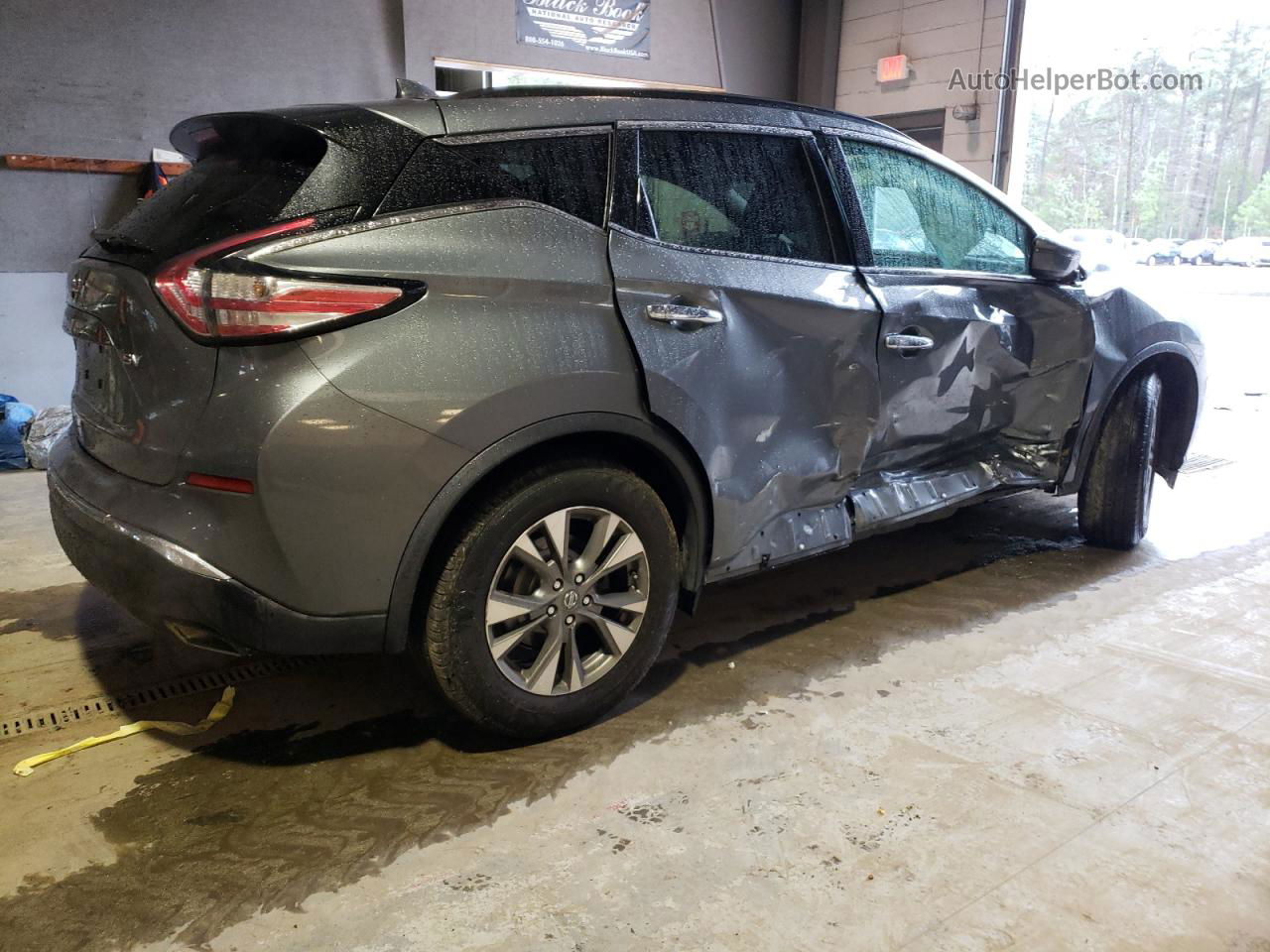 2018 Nissan Murano S Gray vin: 5N1AZ2MG3JN138578