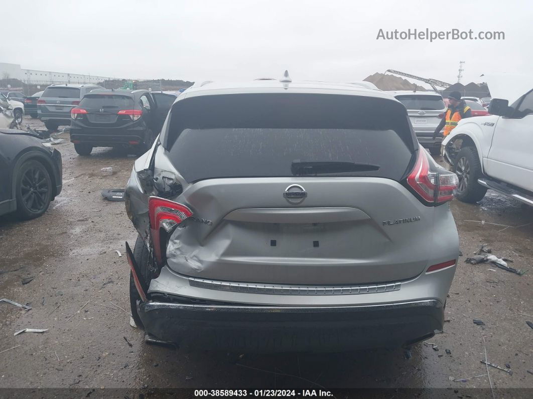 2018 Nissan Murano Platinum Silver vin: 5N1AZ2MG3JN151699