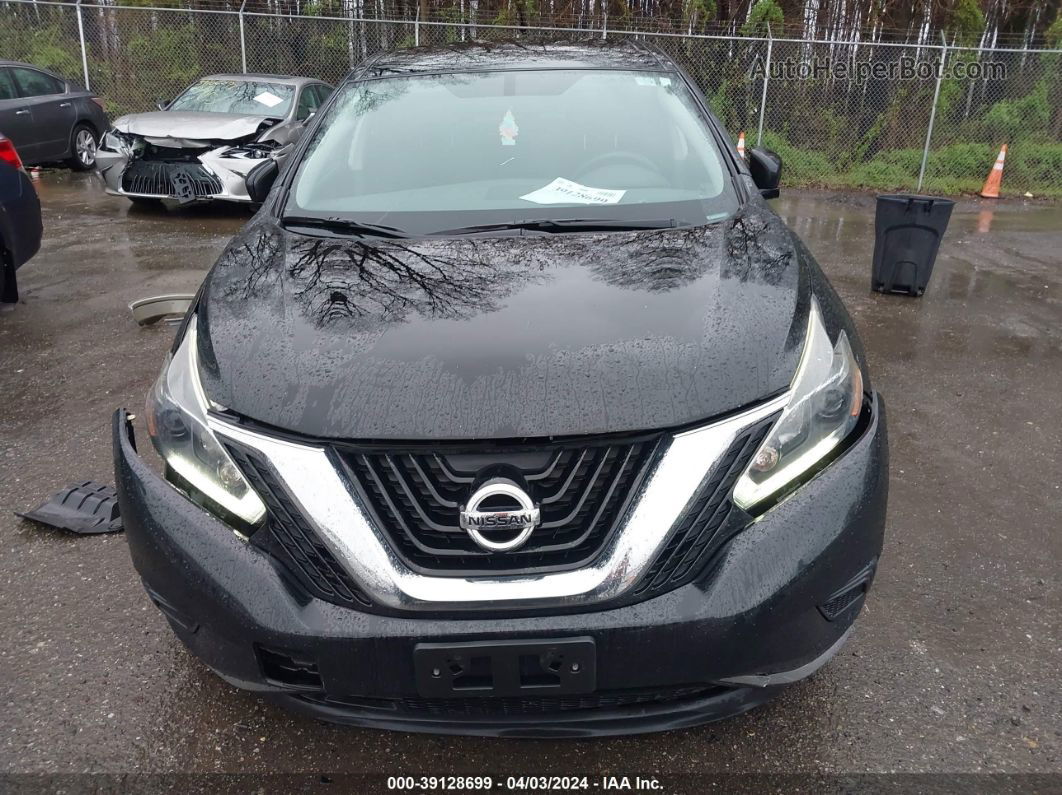 2018 Nissan Murano S Черный vin: 5N1AZ2MG3JN191913