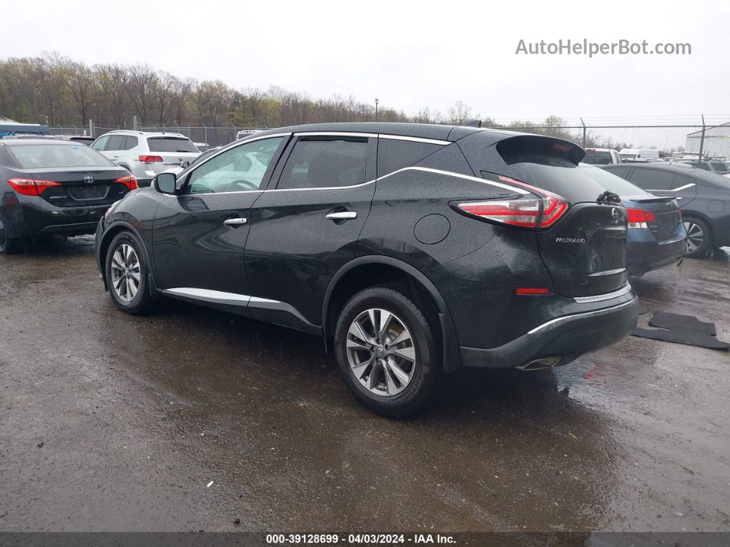 2018 Nissan Murano S Черный vin: 5N1AZ2MG3JN191913