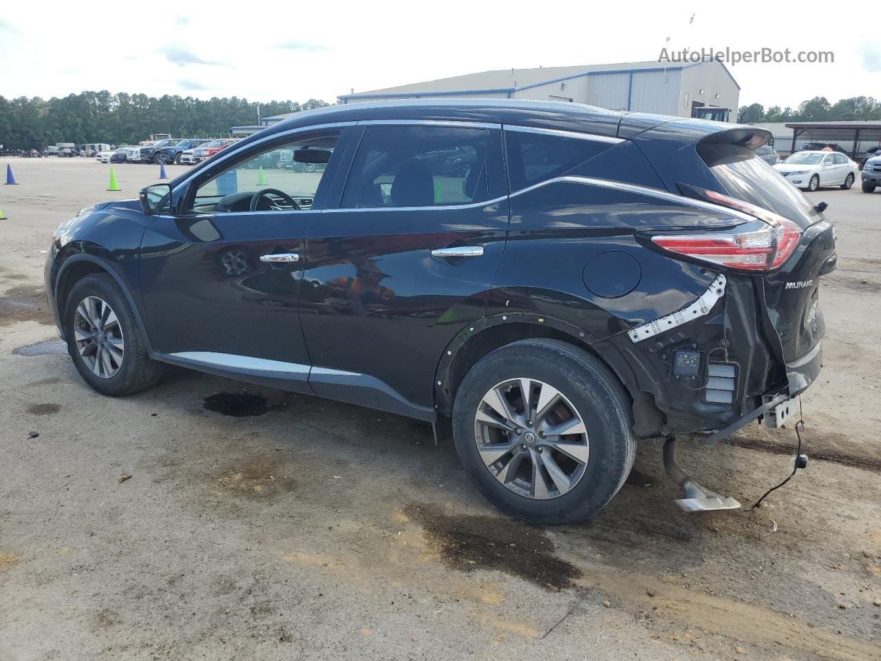 2018 Nissan Murano S Black vin: 5N1AZ2MG3JN192897