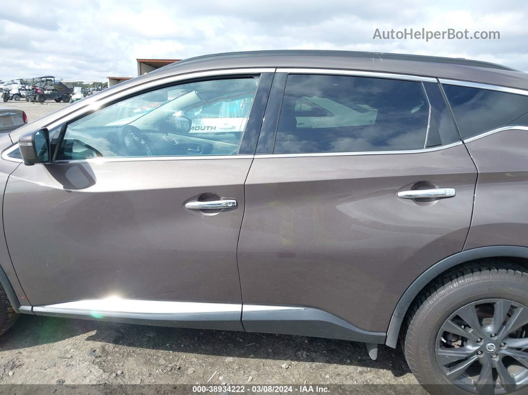 2018 Nissan Murano Sv Dark Brown vin: 5N1AZ2MG3JN193788