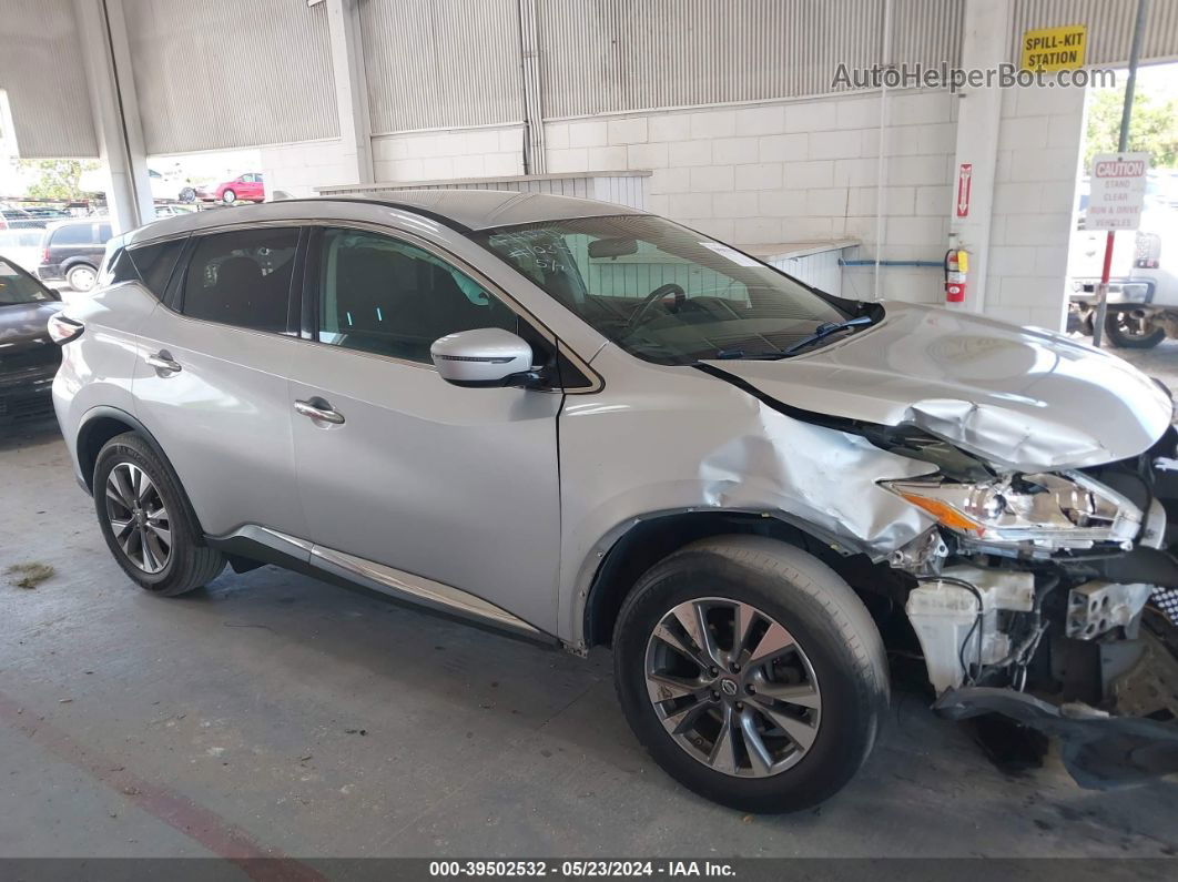 2017 Nissan Murano S Silver vin: 5N1AZ2MG4HN121959