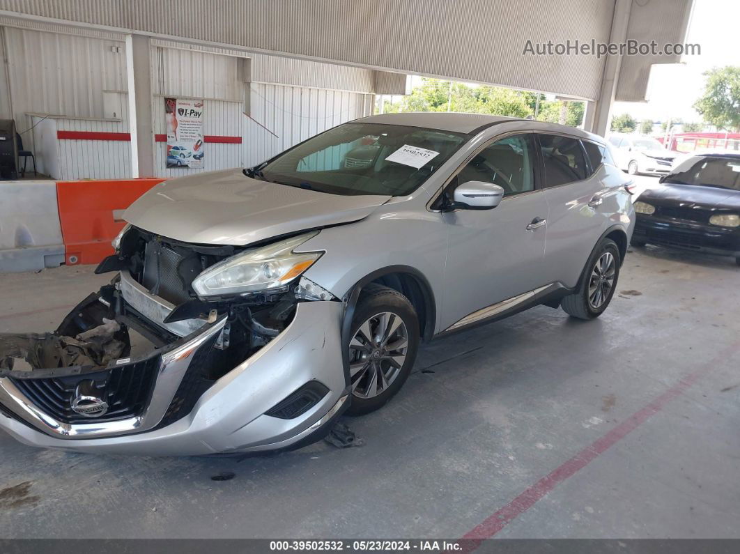 2017 Nissan Murano S Silver vin: 5N1AZ2MG4HN121959