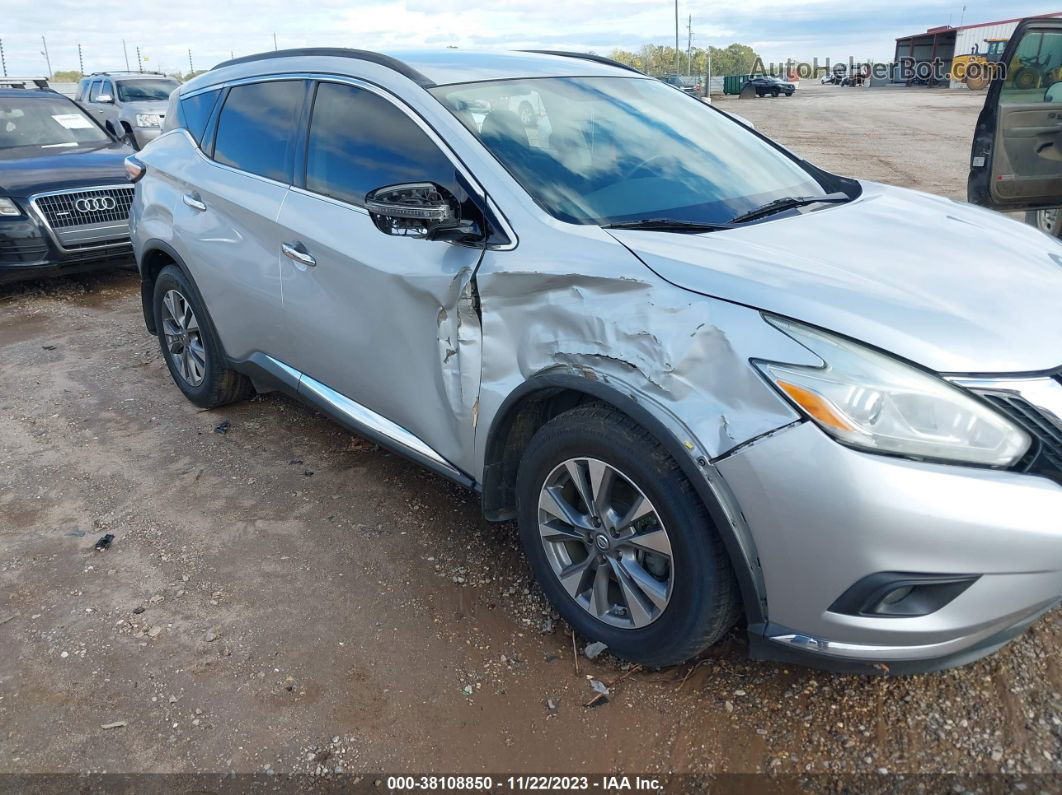 2017 Nissan Murano Sv Silver vin: 5N1AZ2MG4HN126286