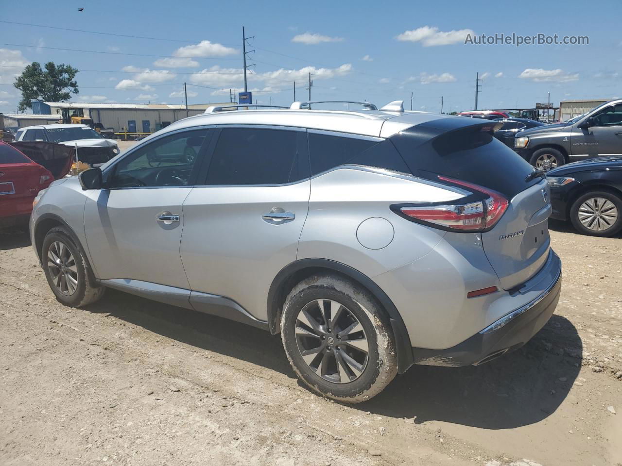 2017 Nissan Murano S Silver vin: 5N1AZ2MG4HN145260