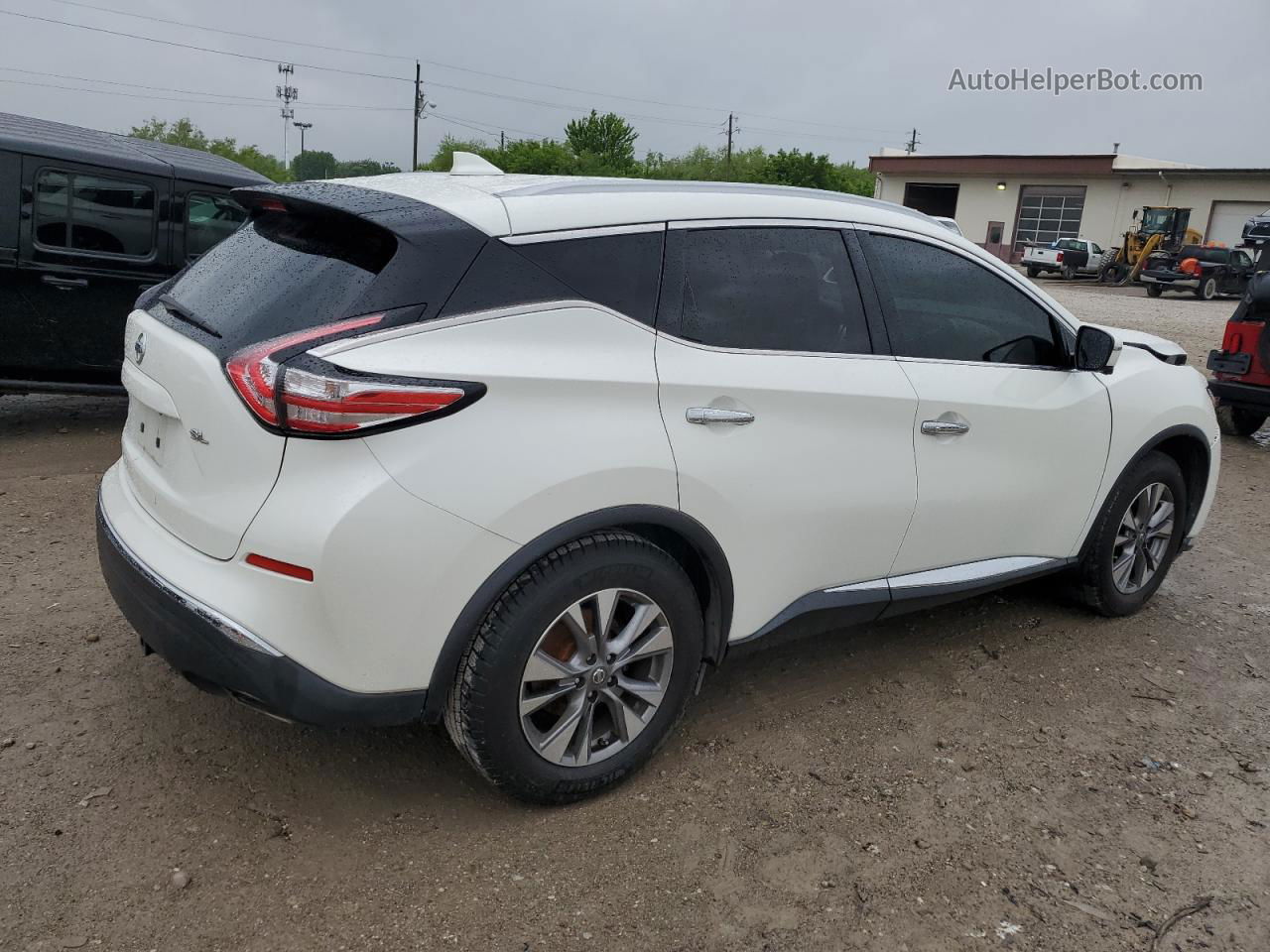 2017 Nissan Murano S White vin: 5N1AZ2MG4HN168814