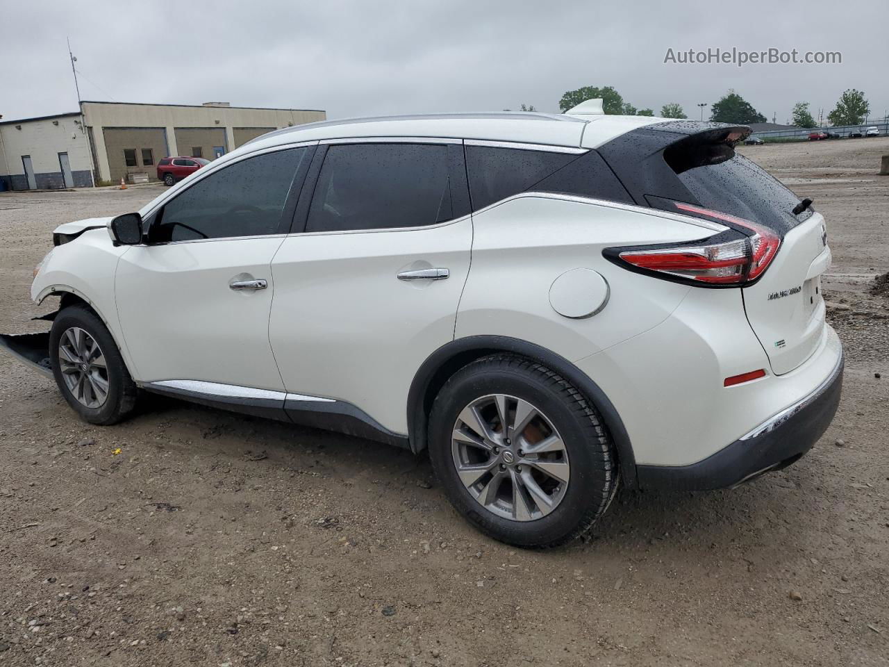 2017 Nissan Murano S White vin: 5N1AZ2MG4HN168814