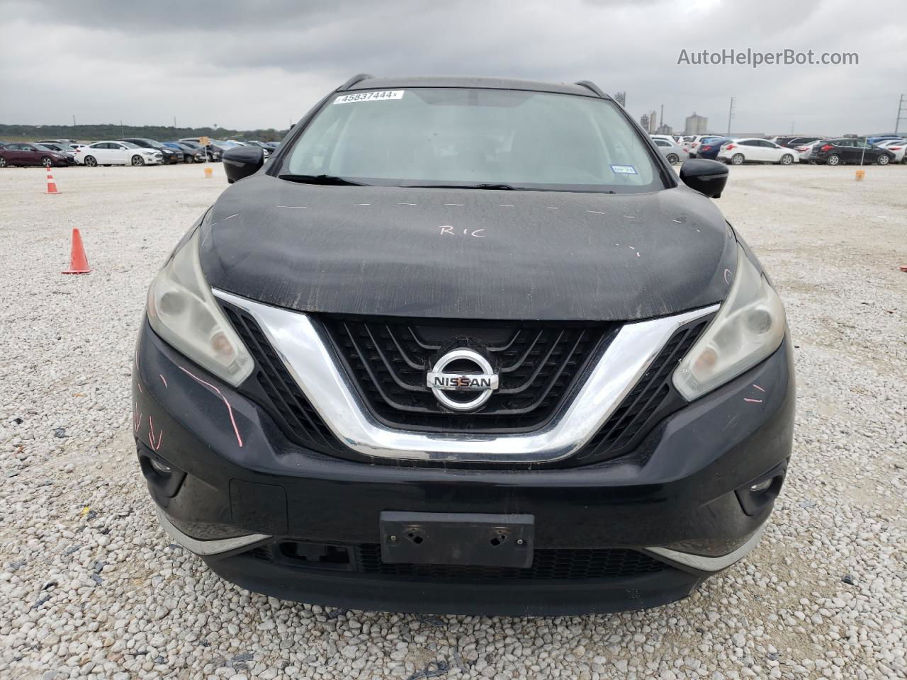 2017 Nissan Murano S Black vin: 5N1AZ2MG4HN177917