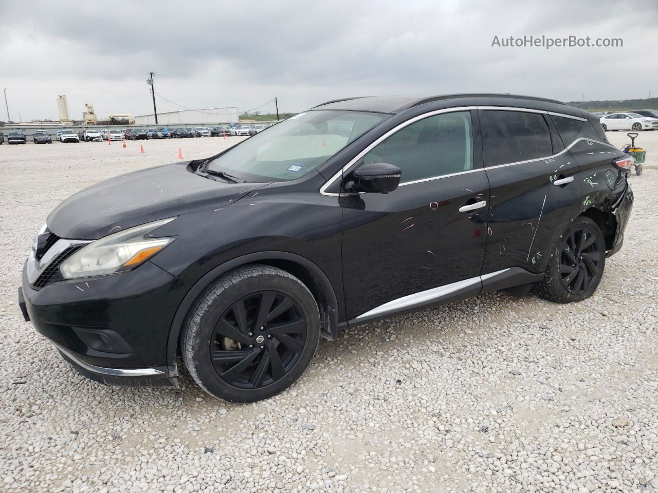 2017 Nissan Murano S Black vin: 5N1AZ2MG4HN177917