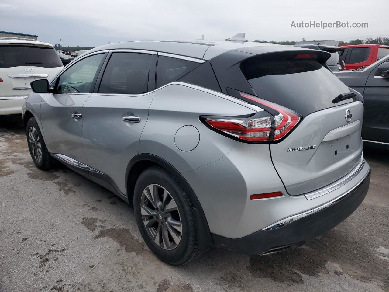 2018 Nissan Murano S Серебряный vin: 5N1AZ2MG4JN164672