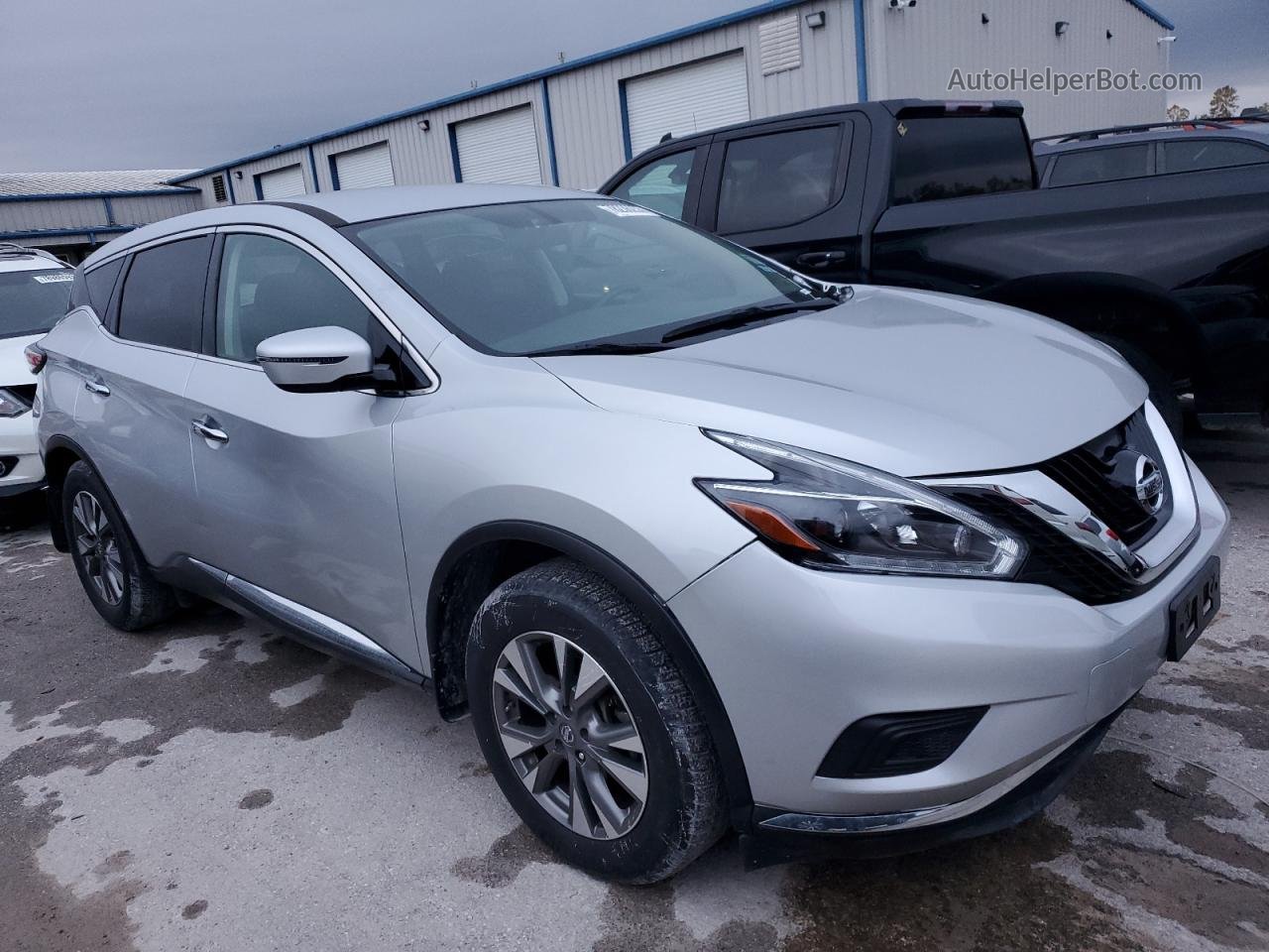 2018 Nissan Murano S Серебряный vin: 5N1AZ2MG4JN164672