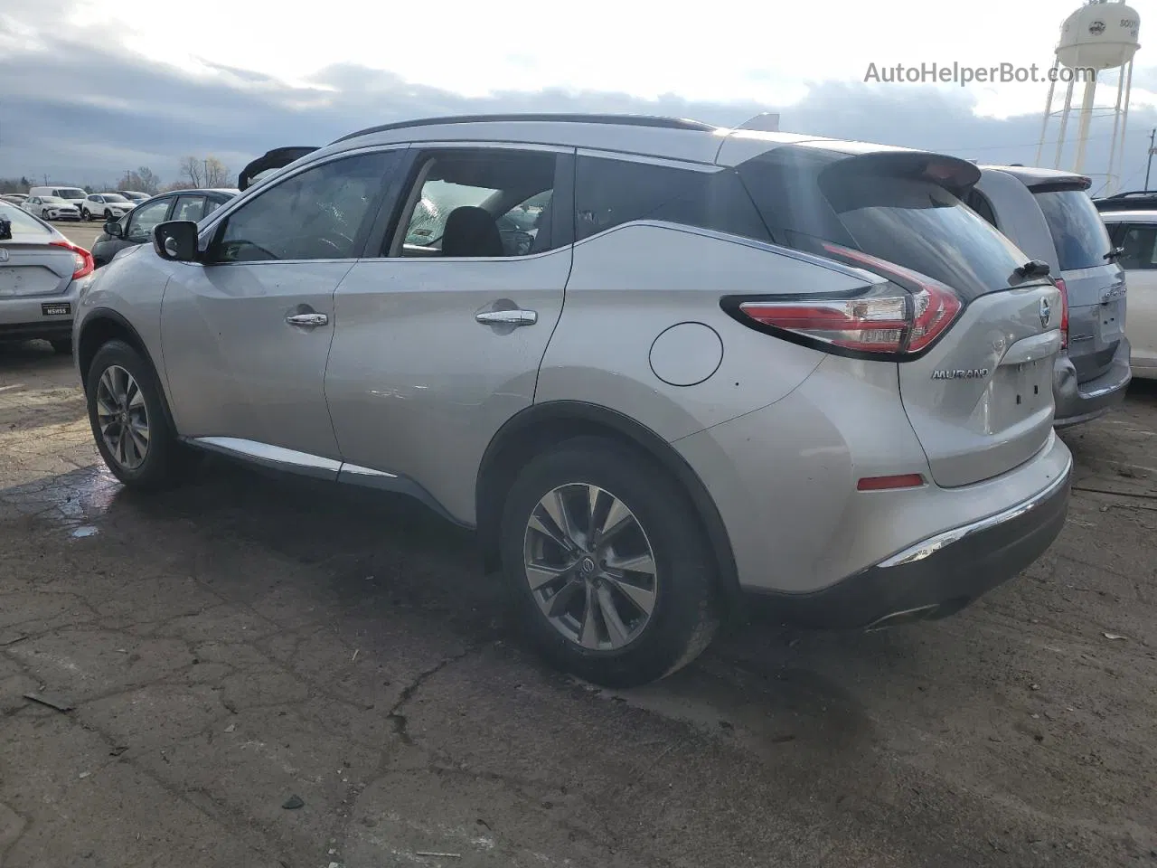 2018 Nissan Murano S Серебряный vin: 5N1AZ2MG4JN144664