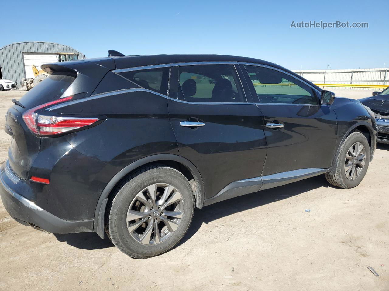 2018 Nissan Murano S Черный vin: 5N1AZ2MG4JN146849