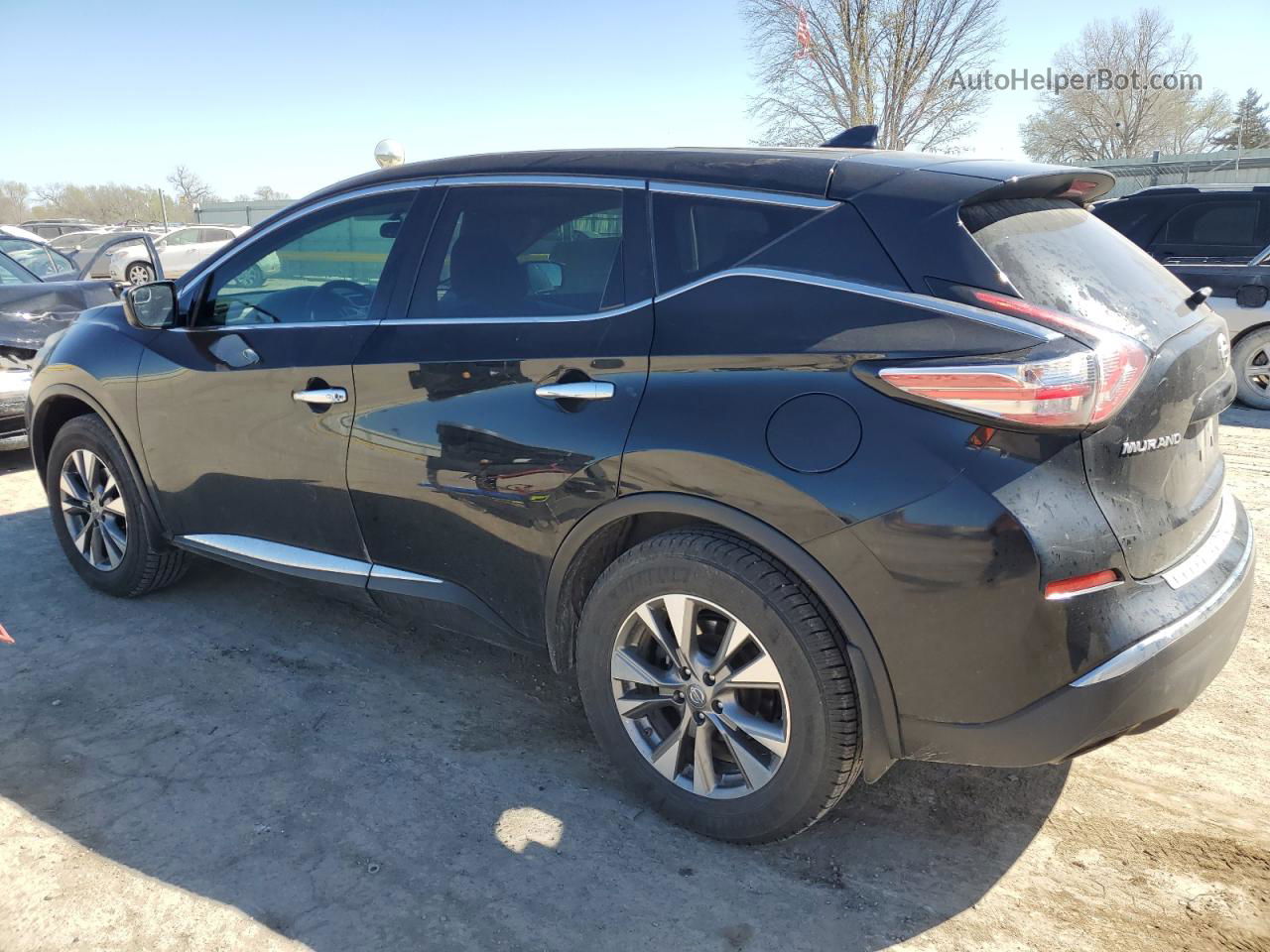 2018 Nissan Murano S Black vin: 5N1AZ2MG4JN146849