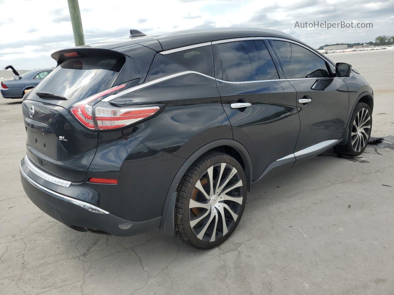 2018 Nissan Murano S Black vin: 5N1AZ2MG4JN158323