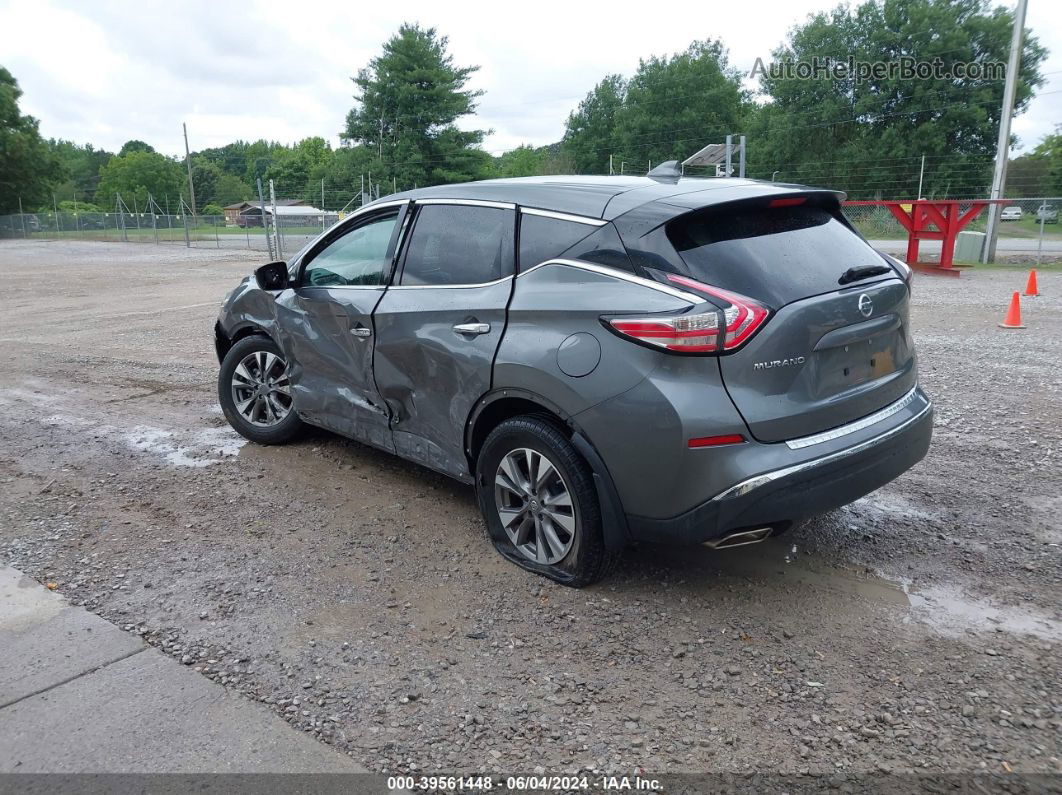 2018 Nissan Murano S Серый vin: 5N1AZ2MG4JN200957