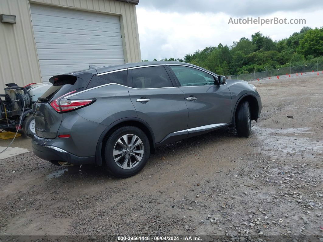 2018 Nissan Murano S Gray vin: 5N1AZ2MG4JN200957