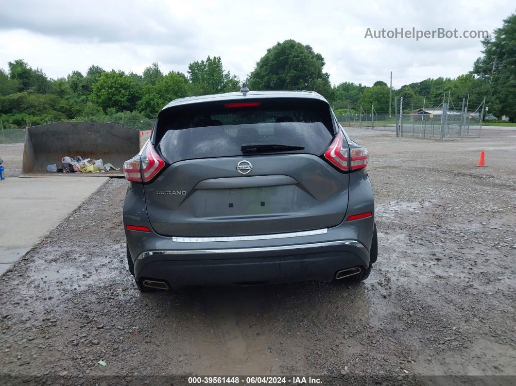 2018 Nissan Murano S Серый vin: 5N1AZ2MG4JN200957