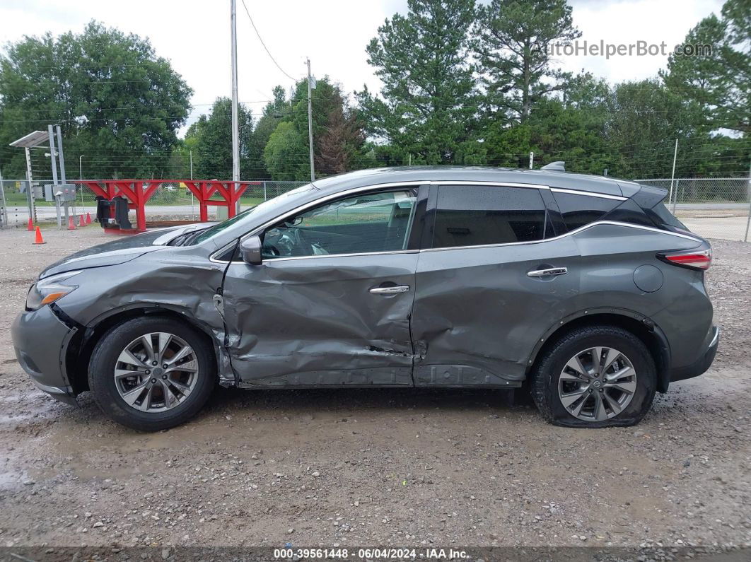 2018 Nissan Murano S Gray vin: 5N1AZ2MG4JN200957