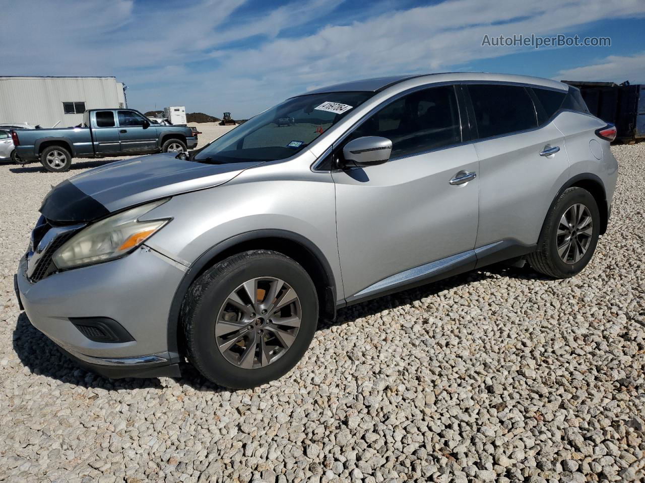 2017 Nissan Murano S Silver vin: 5N1AZ2MG5HN107181