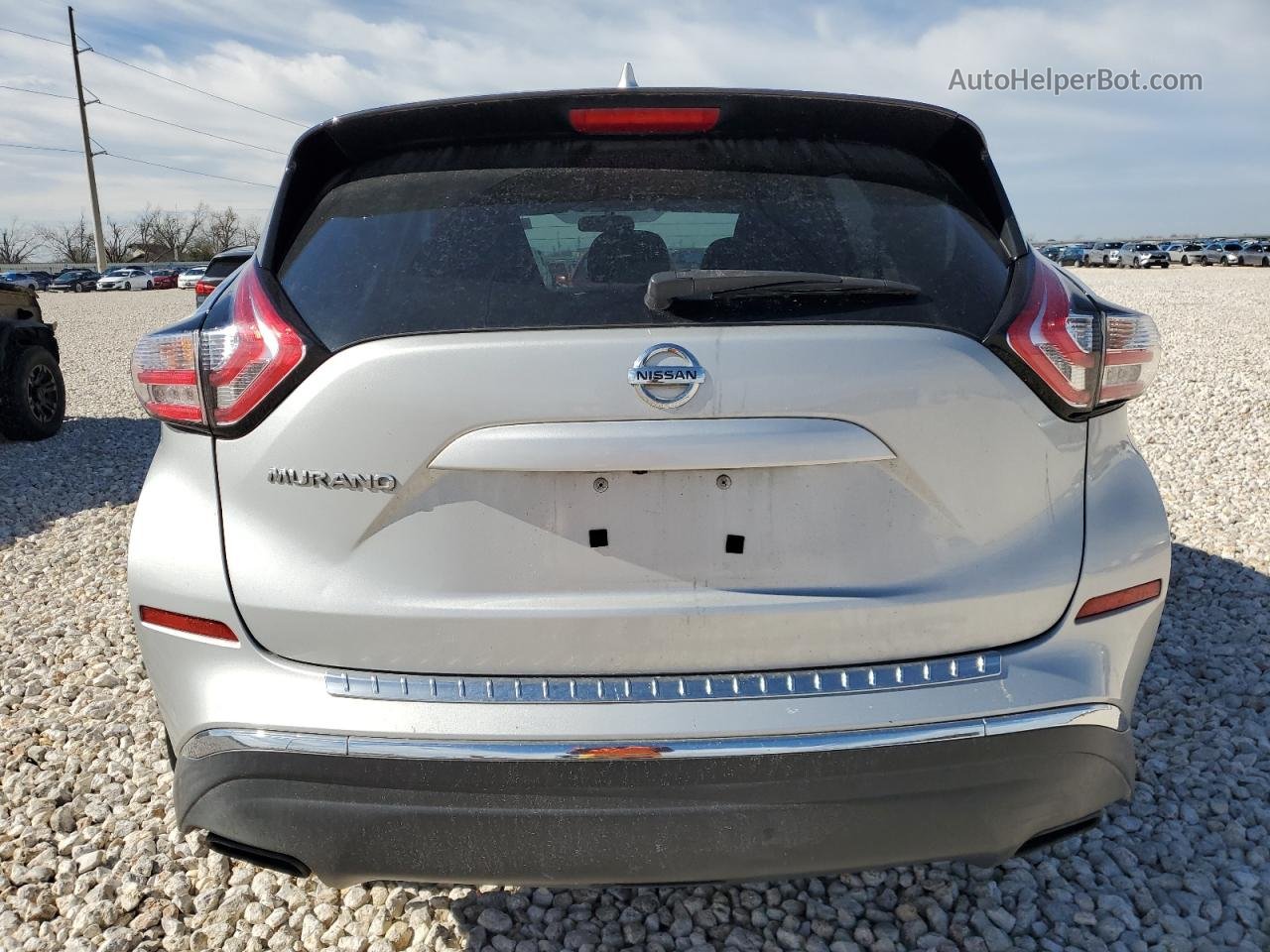 2017 Nissan Murano S Silver vin: 5N1AZ2MG5HN107181