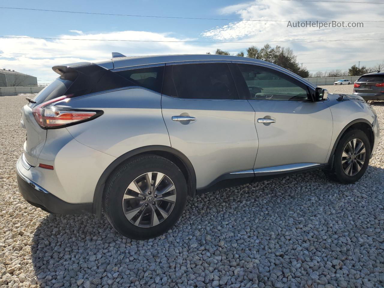 2017 Nissan Murano S Silver vin: 5N1AZ2MG5HN107181