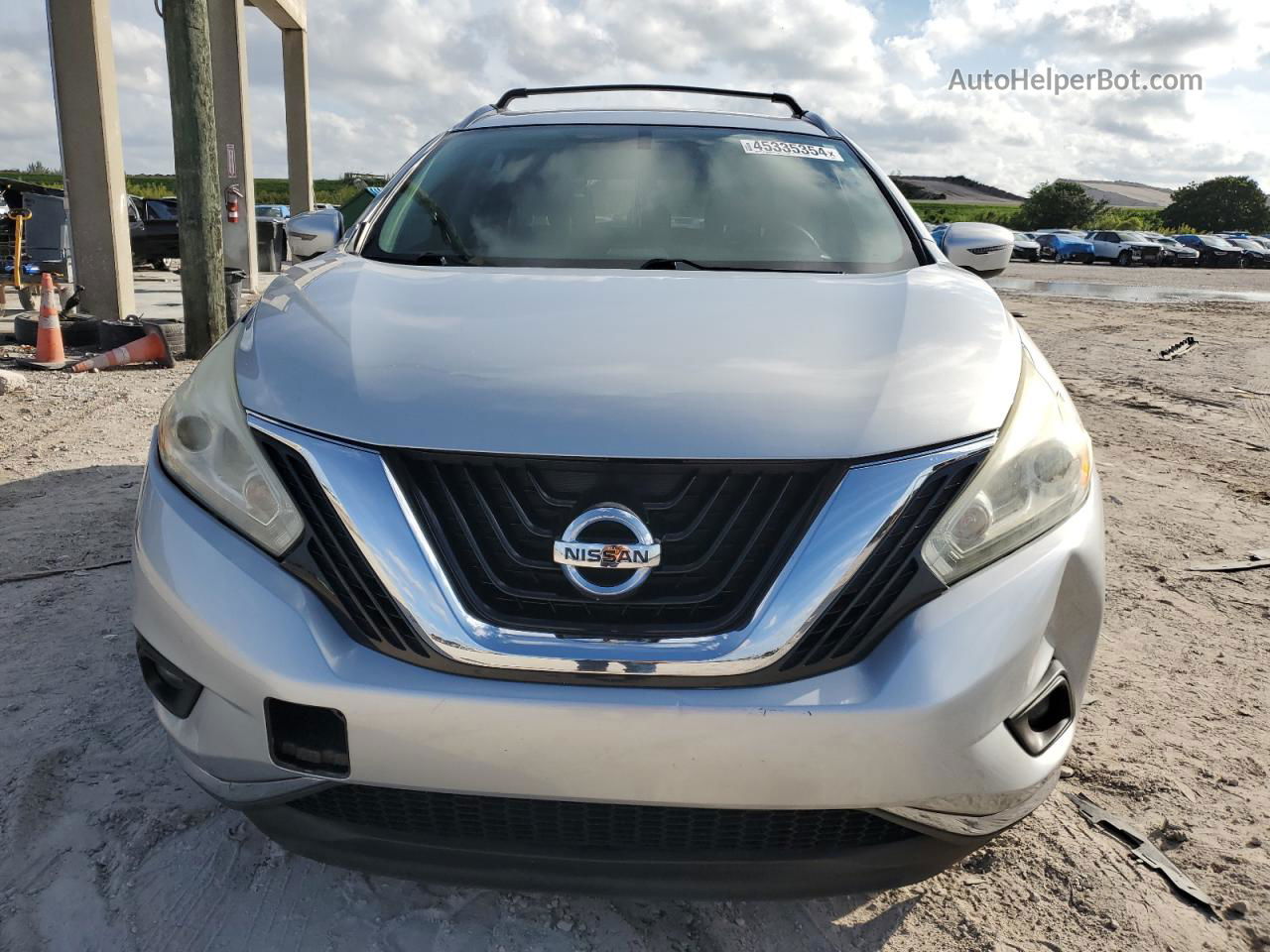 2017 Nissan Murano S Silver vin: 5N1AZ2MG5HN137667