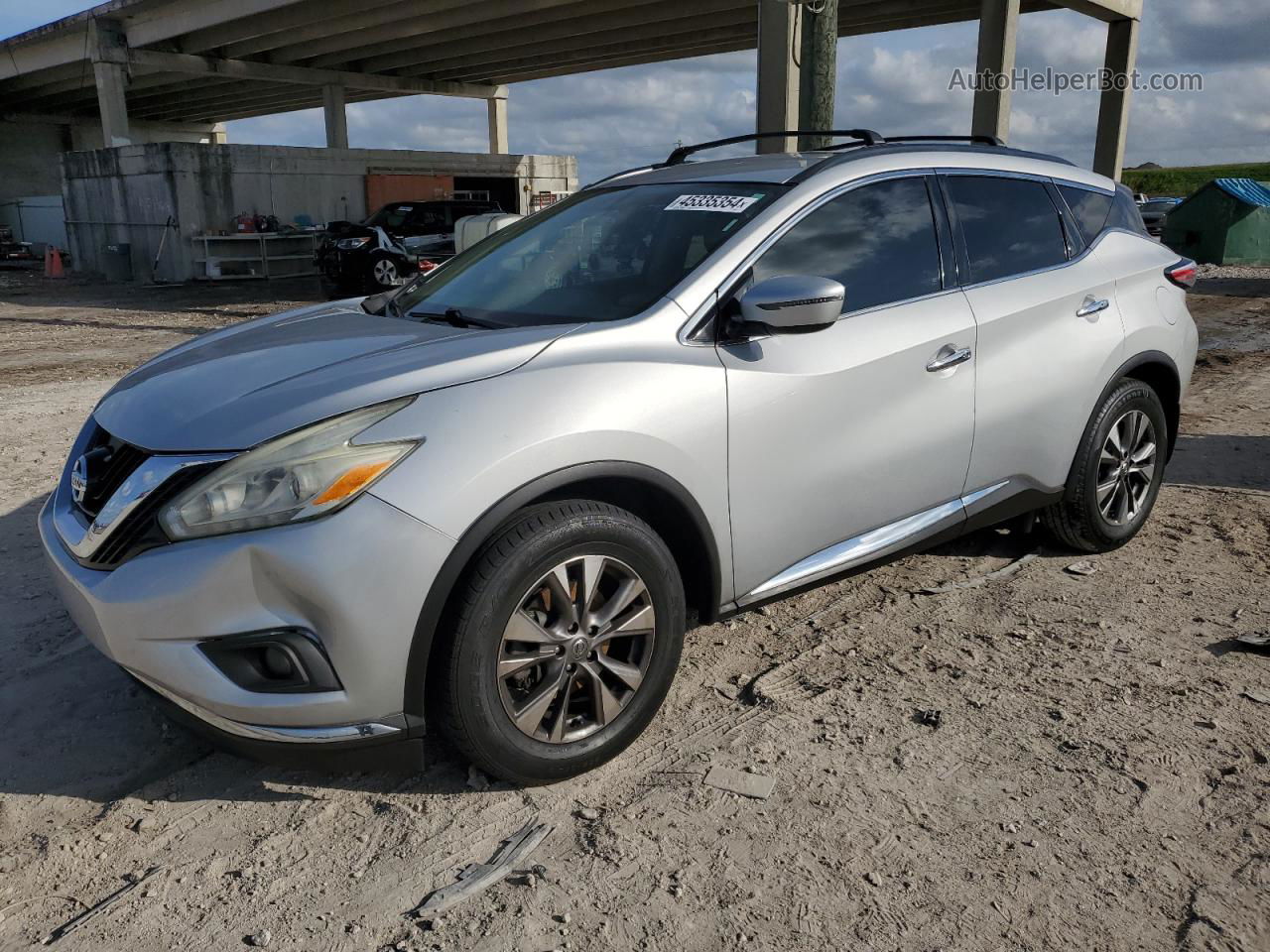 2017 Nissan Murano S Серебряный vin: 5N1AZ2MG5HN137667