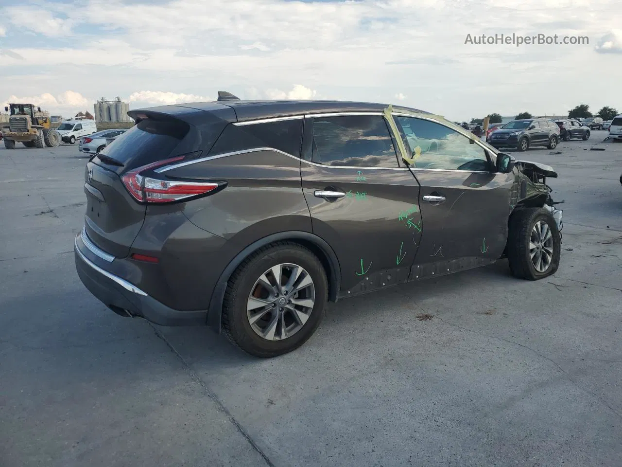 2017 Nissan Murano S Gray vin: 5N1AZ2MG5HN174668