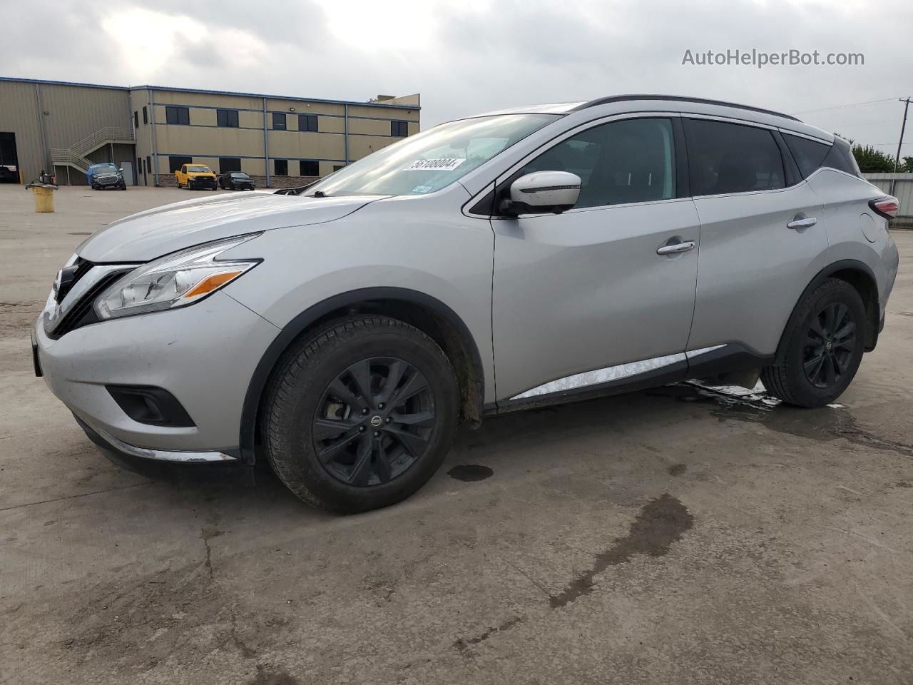 2017 Nissan Murano S Silver vin: 5N1AZ2MG5HN184522