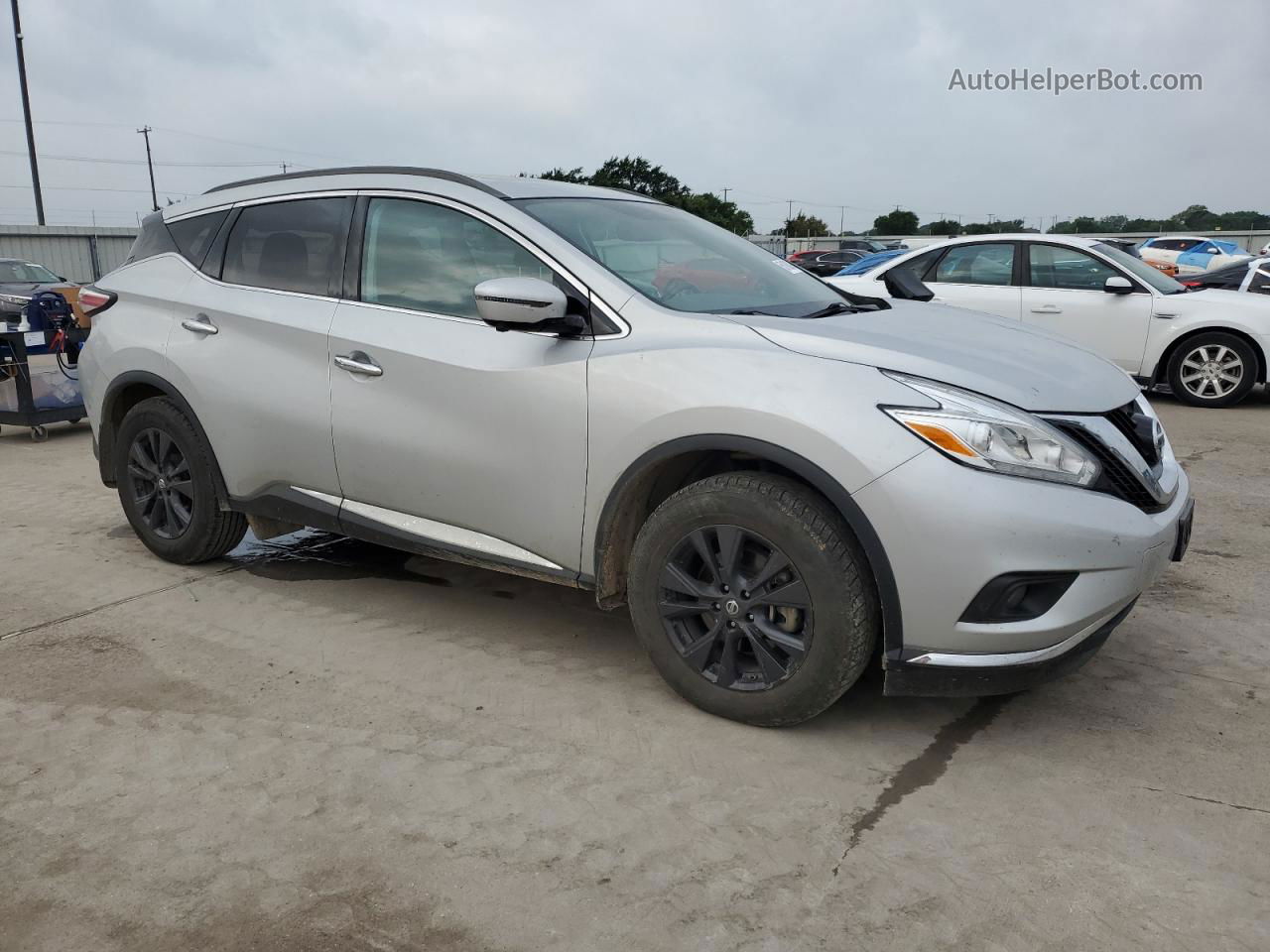 2017 Nissan Murano S Silver vin: 5N1AZ2MG5HN184522