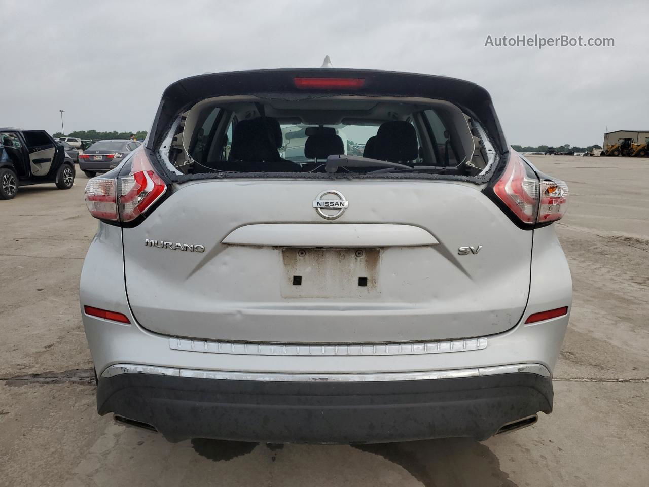 2017 Nissan Murano S Silver vin: 5N1AZ2MG5HN184522