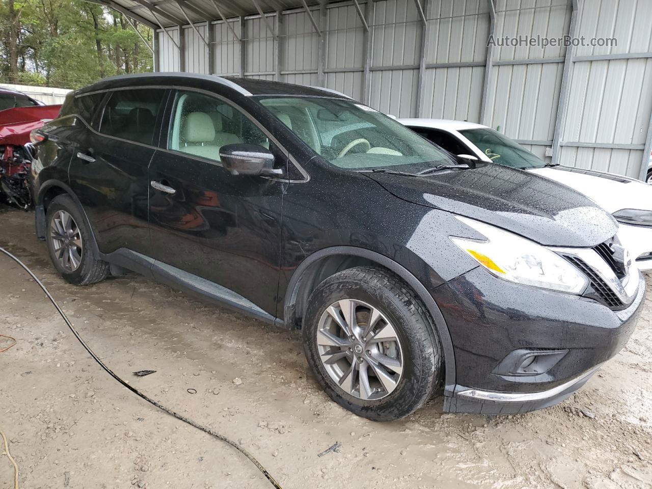 2017 Nissan Murano S Black vin: 5N1AZ2MG5HN187646