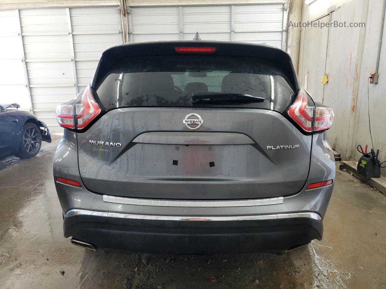 2018 Nissan Murano S Серый vin: 5N1AZ2MG5JN119076