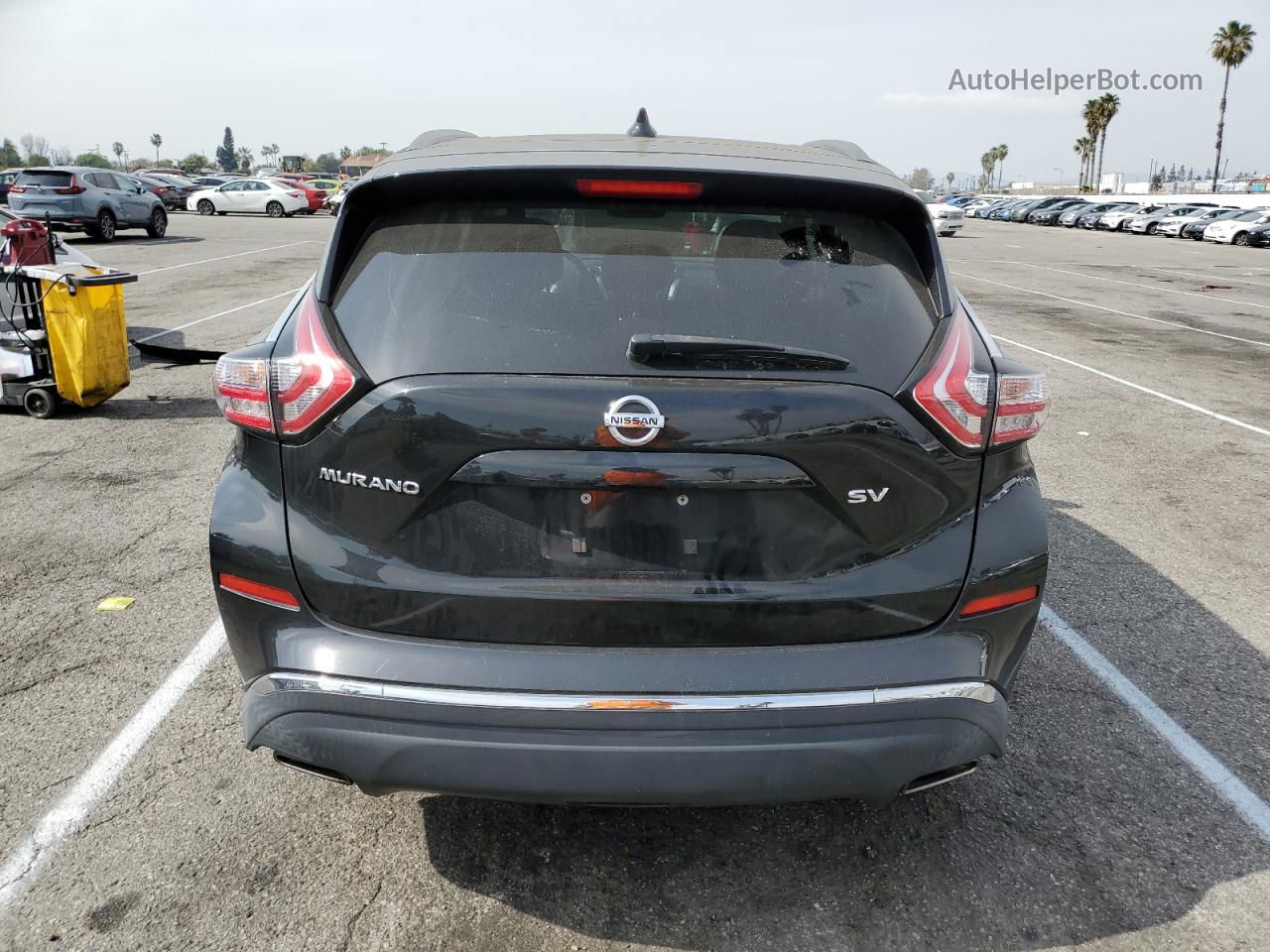 2018 Nissan Murano S Black vin: 5N1AZ2MG5JN165734