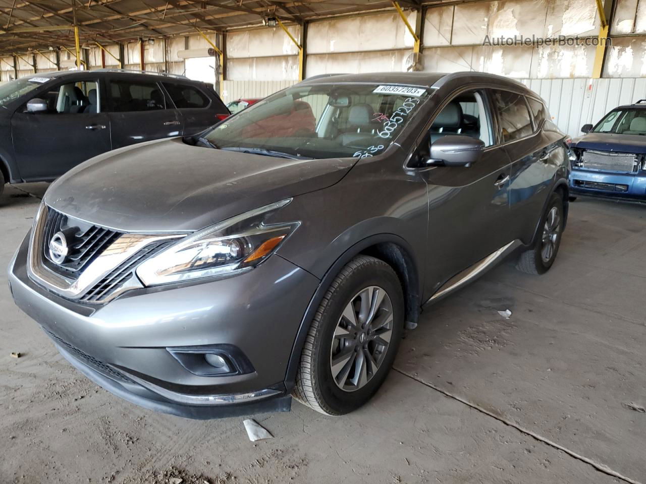 2018 Nissan Murano S Charcoal vin: 5N1AZ2MG5JN169332