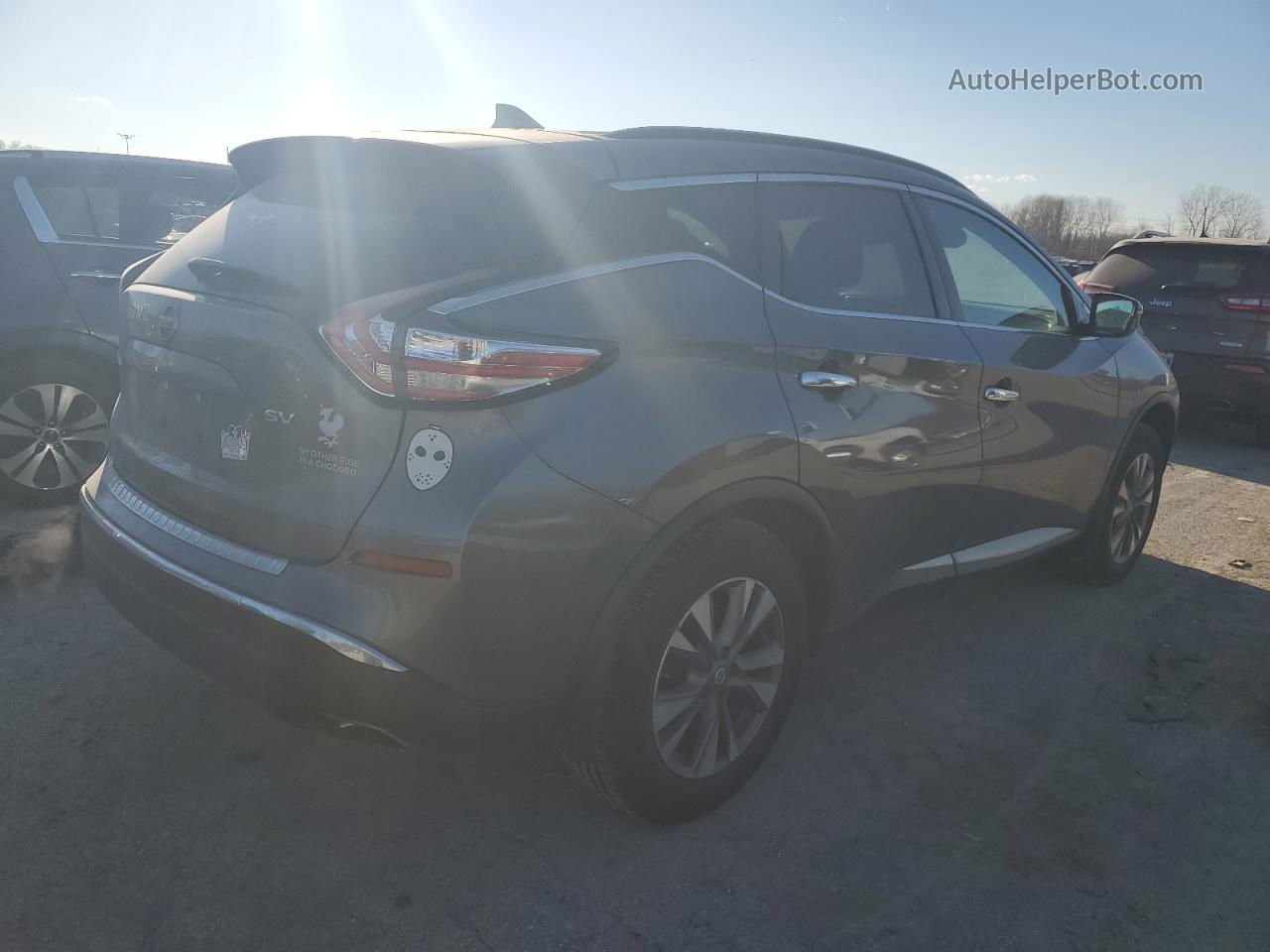 2018 Nissan Murano S Серый vin: 5N1AZ2MG5JN187118